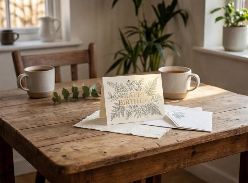 Botanical Birthday Card - Thumbnail 2