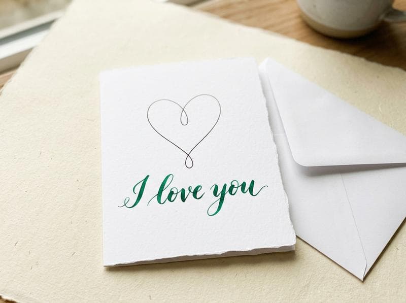 Minimalist Love Card