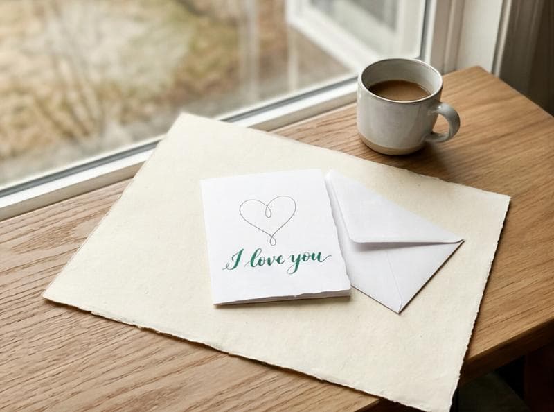 Minimalist Love Card - Thumbnail 2
