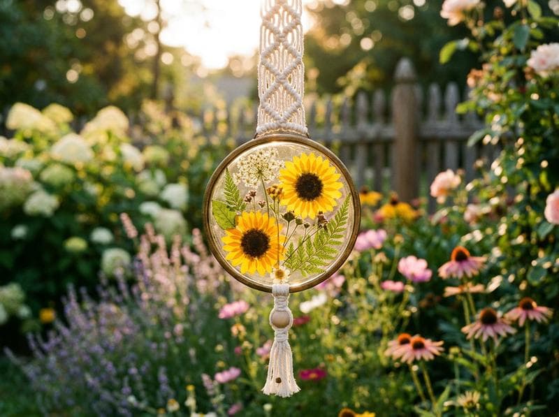 Pressed Flower Ornament