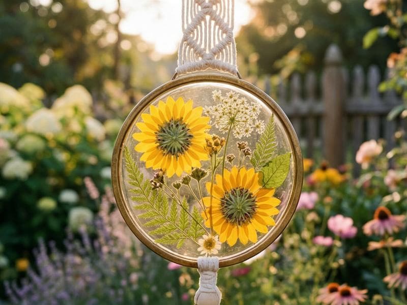 Pressed Flower Ornament - Thumbnail 2